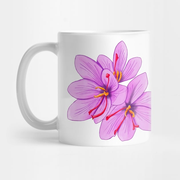 Saffron Flower by Mako Design 